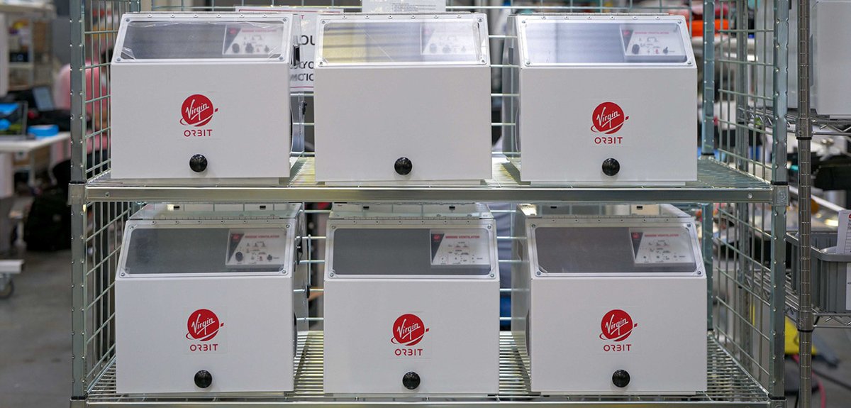 SpaceWatchGL's tweet photo. Virgin Orbit Ventilators Granted Emergency Use Authorization, First Deliveries Expected Soon
_____
@Virgin_Orbit #SWGL #BridgeVentilator #VirginOrbit https://t.co/IEFlsv6flL https://t.co/EUZwOr2WKm