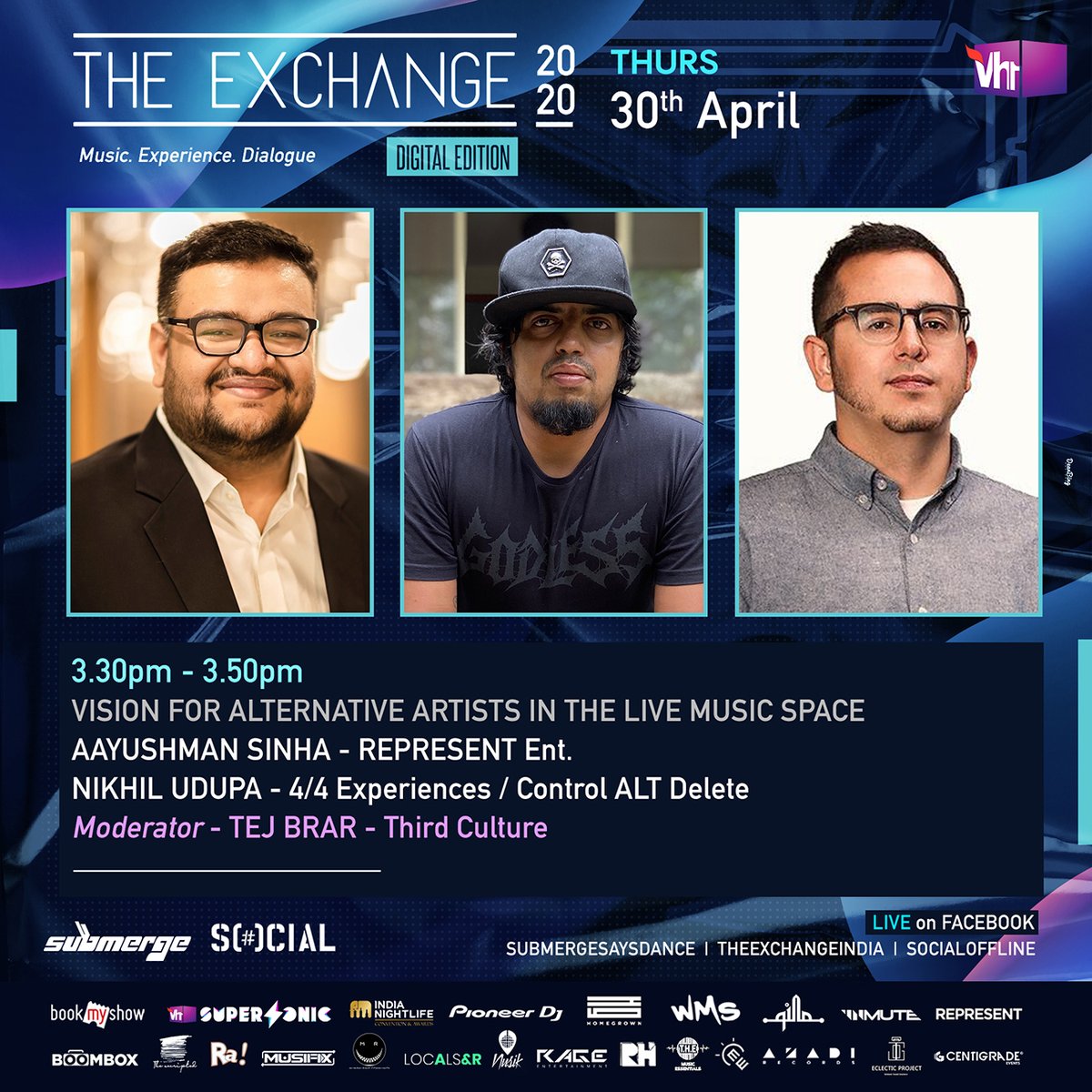 Day 2 x Panel 4

Vision For Alternative Artists In The Live Music Space

Panelists: @aayushmansinha (Represent Entertainment ) & Nikhil Udupa (4/4 Experiences, Control ALT Delete)
Moderator: Tej Brar (Founder @ThirdCultureEnt) #TheExchange2020

@TheExchangeIn @Submergemusic