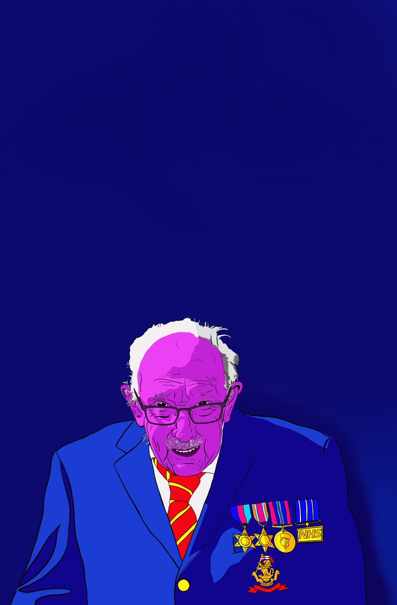 Happy birthday <a href="/captaintommoore/">Captain Sir Tom Moore</a> keep up the good work.