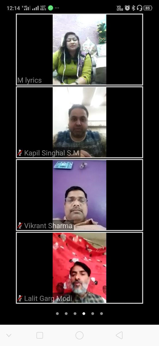 UmeshRanaBJP's tweet photo. आज भाजपा हापुड के अपने साथी जिला पदाधिकारीगणों से वीडियो कॉन्फ्रेंसिंग के माध्यम से संवाद किया। 
वीडियो कॉन्फ्रेंसिंग में सभी के साथ #Pm_Cares_Fund में दान ,#Arogya_Setu_App डाउनलोड व जरूरतमन्दों को #Face_Cover वितरण पर चर्चा की व सभी को आगामी कार्ययोजना के दिशानिर्देश दिए। https://t.co/TMsyPzIjx5