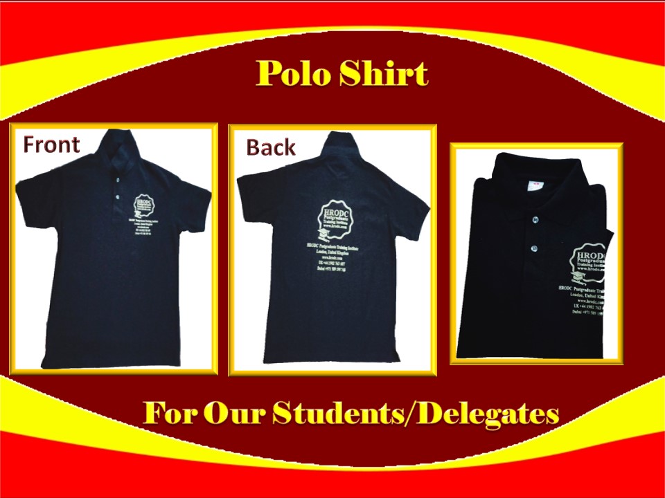 HRODC_Institute's tweet image. Black Polo Shirt For Students and Delegates
#BusinessPlanCourse
#BusinessStart-UpCourse
#ChangeManagementCourse
#CommunicationCourse
#ConflictManagementCourse
#UpstreamOilandGasAccountingCourse
#VUCACourse
#WarehouseManagementCourse