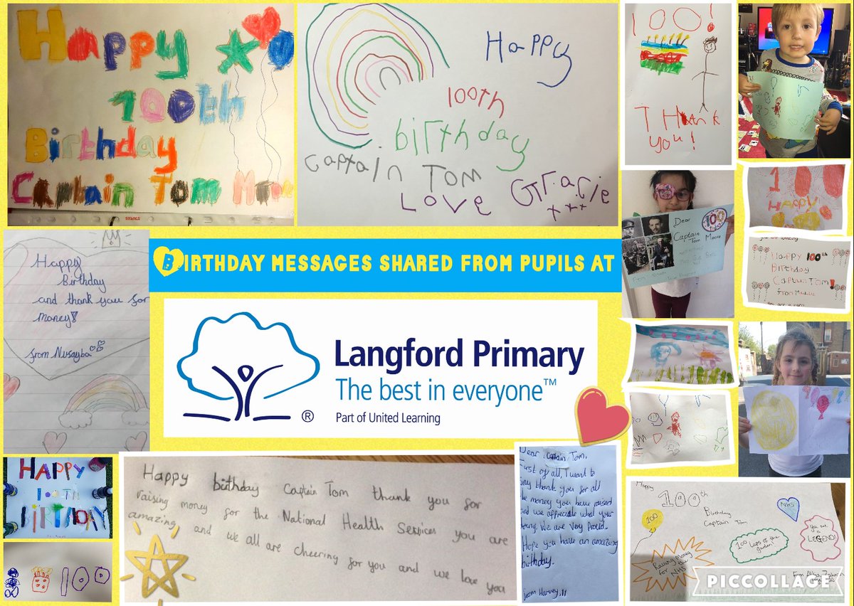 Langford Primary on Twitter "Happy Birthday to captaintommoore from