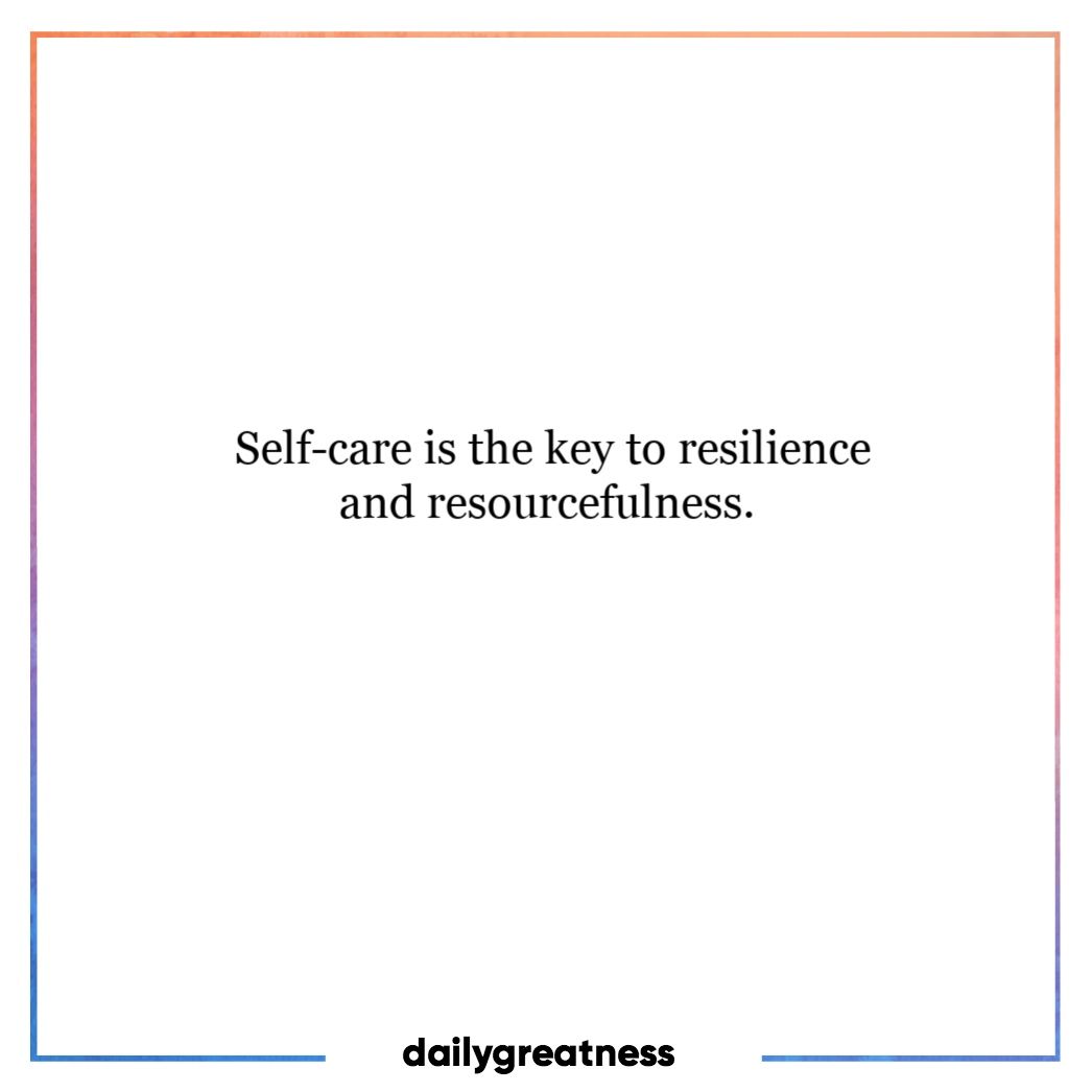 dailygreatness's tweet image. Agree? What's your self-care practice right now to build resilience and resourcefulness?

#dailygreatness #selfcare #focusonselfcare