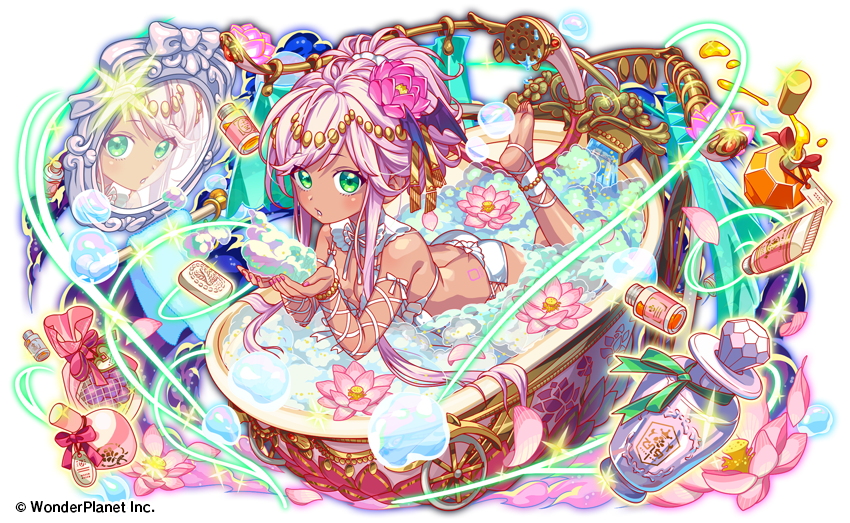 クラッシュフィーバー公式 7周年記念キャンペーン 第3弾 開催中 ユニット紹介 泡肩の恋夢神 ウシャス をご紹介 朝風呂が大好きで毎日入っている ウシャス まだ見ぬ王子様を妄想して キュンキュンしてるみたい ﾉ ﾉ 何度か理想の王子様を