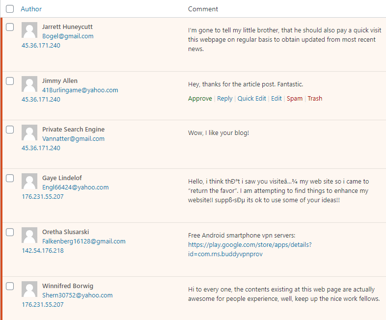 davidiwanow's tweet photo. comment spam seems to be on the increase again.... here is a hint don't spam from the same IP address #commentspam https://t.co/Xpbstotx2O