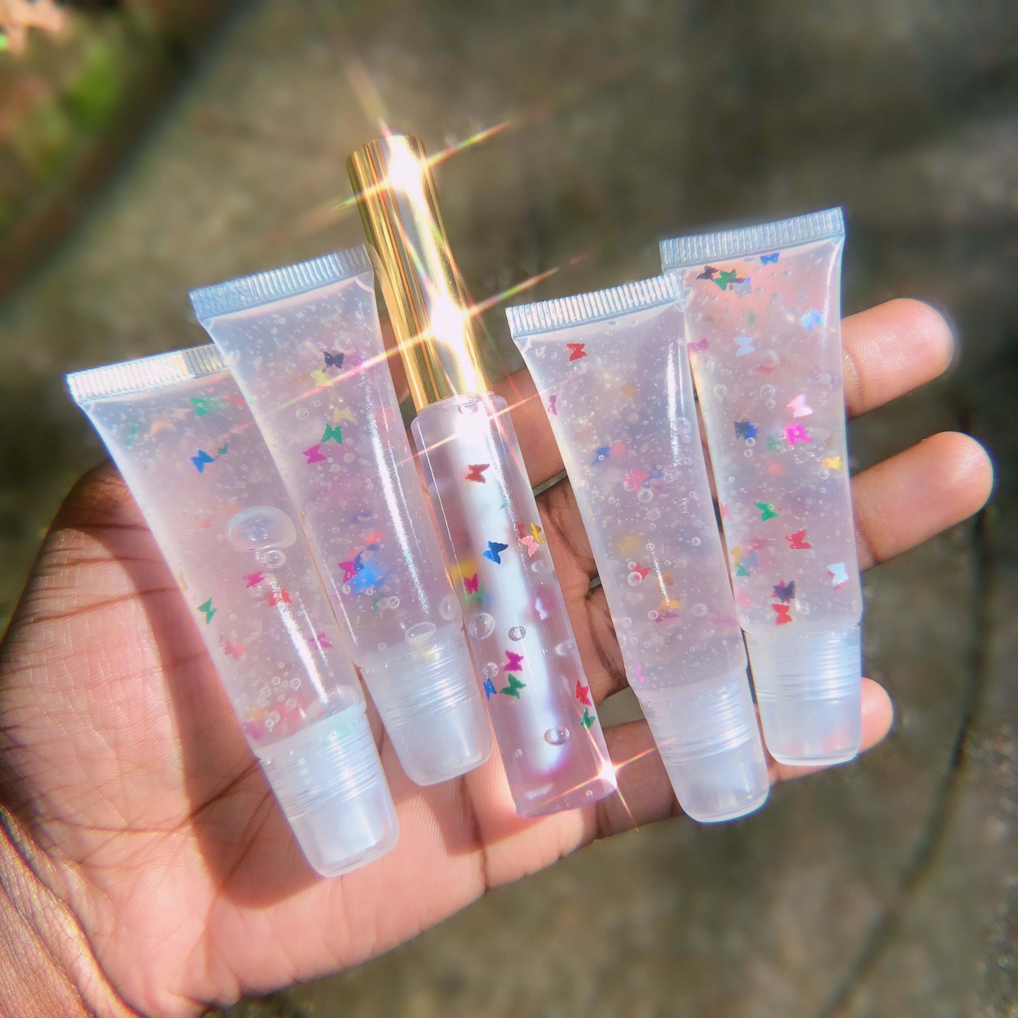 Butterfly cheap lip gloss