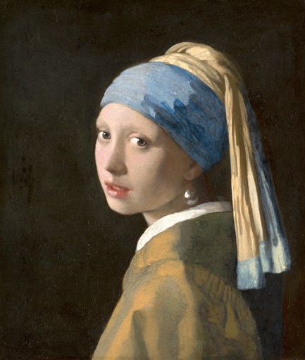 38. Great artists are alchemists. They can transform a few strokes of paint into almost anything. Vermeer only needed a swirl of grey and a dollop of white to create the most memorable earring in art.