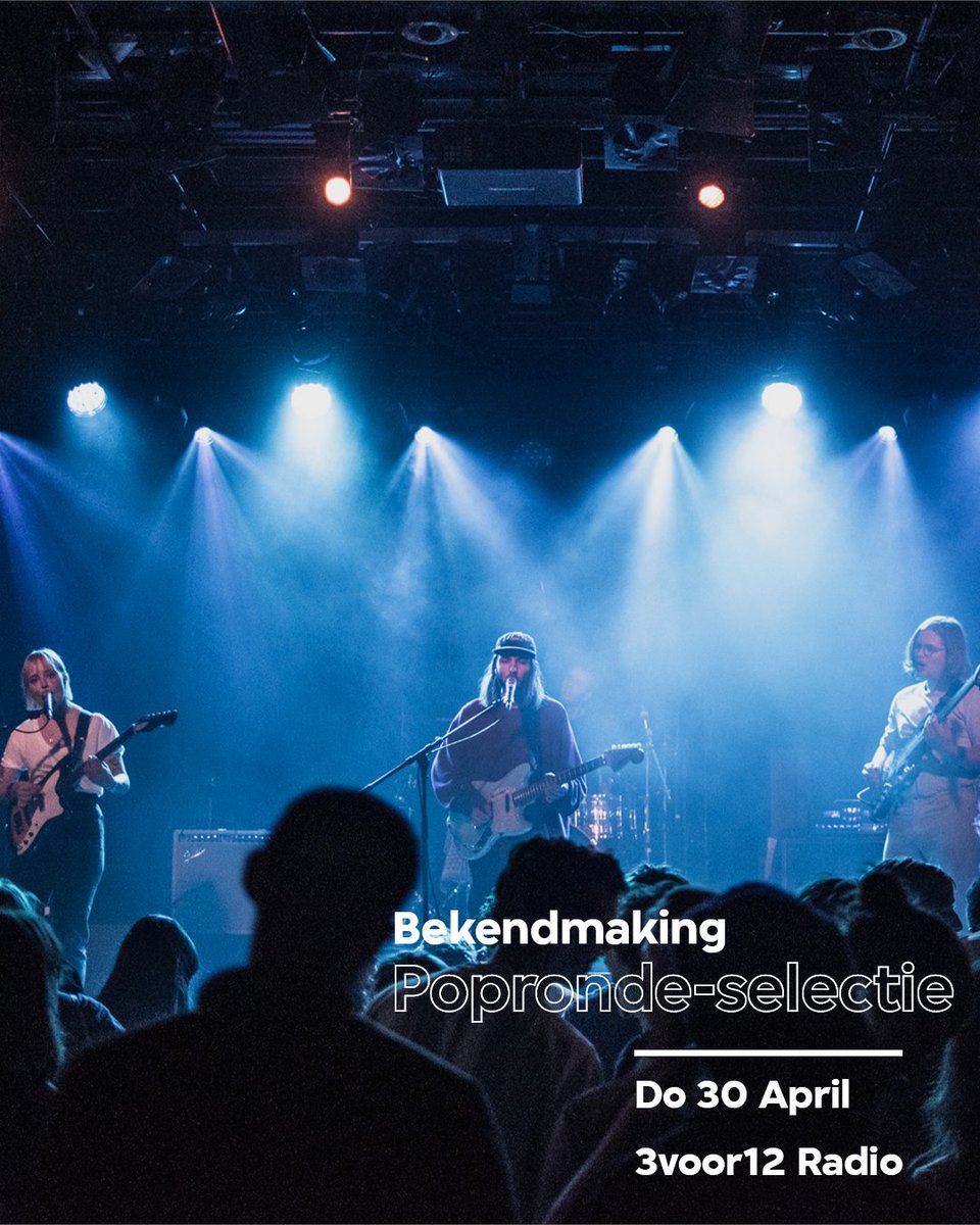 Vanavond maken we de selectie van de <a href="/Popronde/">Popronde</a> 2020 bekend in 3voor12 Radio. Vanaf 21.00 te horen op <a href="/3FM/">3FM | We Want More!</a>! #popronde