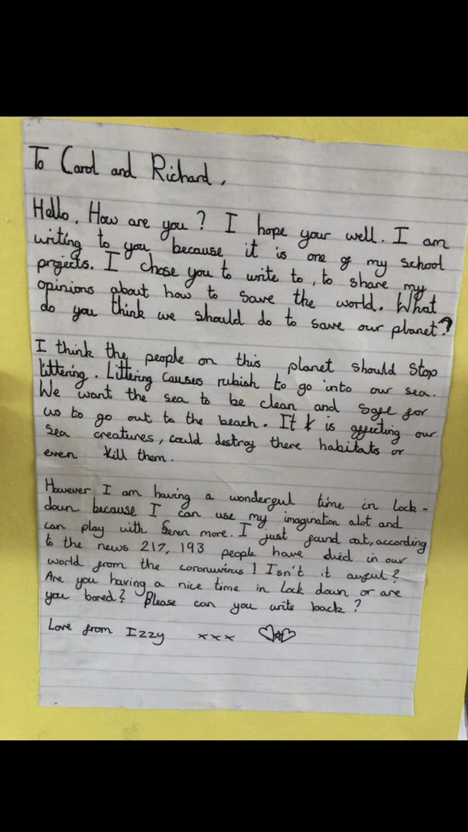 poplar203's tweet photo. Eco letters to friends and family - thought this was fab! https://t.co/5f5RwK0bHk