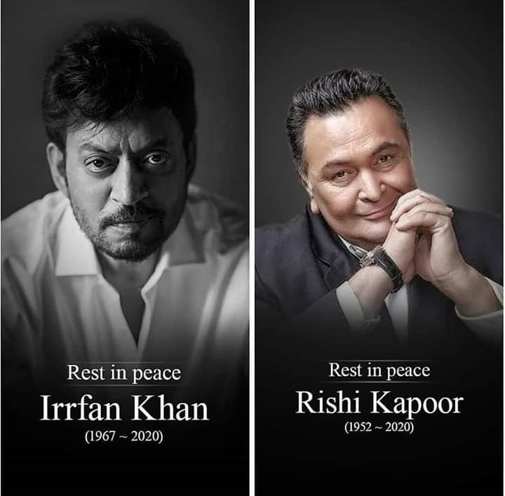 ActorSachiien's tweet photo. #चिंटूसर #ॠषीकपूर और #इरफानखान #सरजी #को #भावपूर्णश्रद्धांजली
https://t.co/Vm1k312yor - 🙏🙏 भावपुर्ण श्रद्धांजली 🙏🌹 https://t.co/bb7jpdBw4M