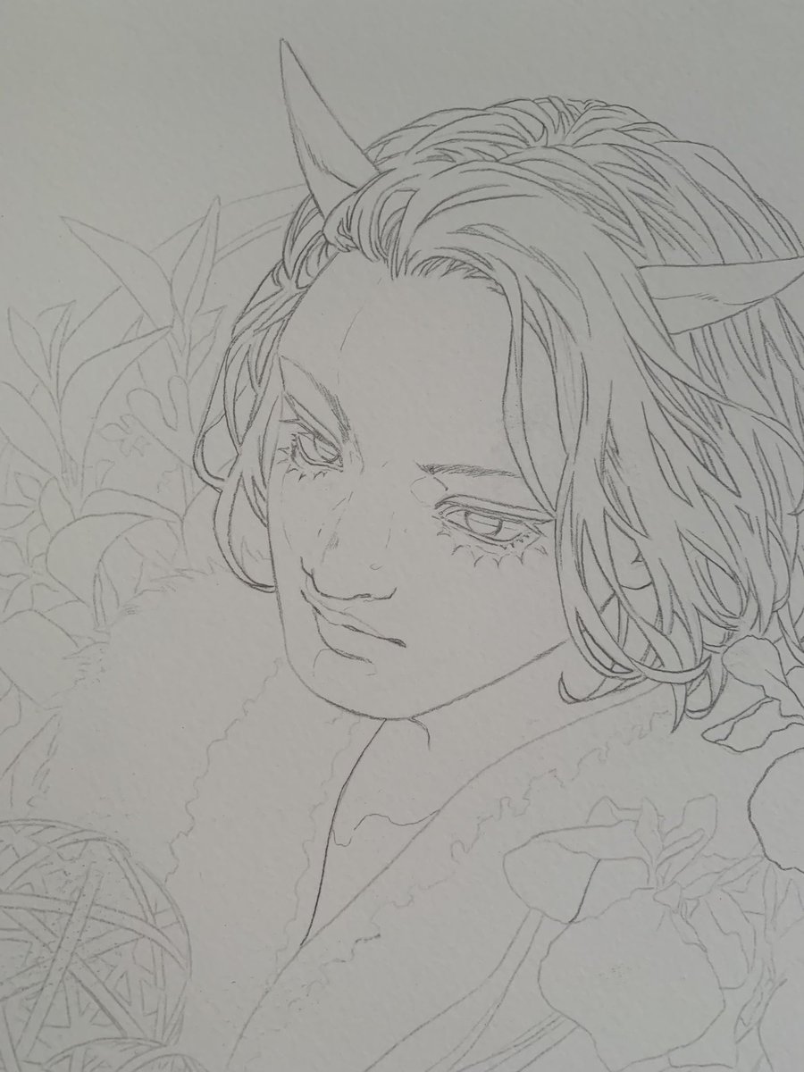 清書なう。
私今回、龍ちゃんの鼻めっちゃかっこよく描けてない?線描きが上手く行きすぎて塗りで台無しにならないか心配なんだけど、、、 