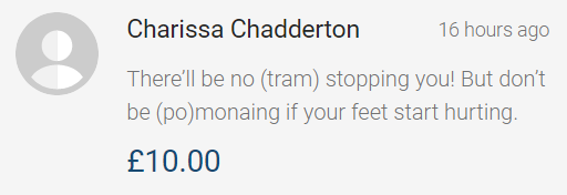 TangerineComms's tweet photo. Nice update for you:

@JoeWhiteley is running round Manchester tram stops to raise money for @MindCharity and everyone else is excelling themselves with donations and tram-related patter: 

https://t.co/Lqm01B9l7c https://t.co/TekwwaTSMY