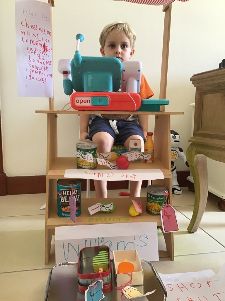 ReptonAB_EYFS's tweet photo. What a relief there is a shop open in the Rainbowfish class. I’ll have the baked beans please to go with my toast. I better get my money ready. How much please William?
⁦@ForemarkeDubai⁩ ⁦@KHDA⁩ ⁦@FMKDXB_Maths⁩ #ForemarkeDXBNursery https://t.co/Kka6cwvScs