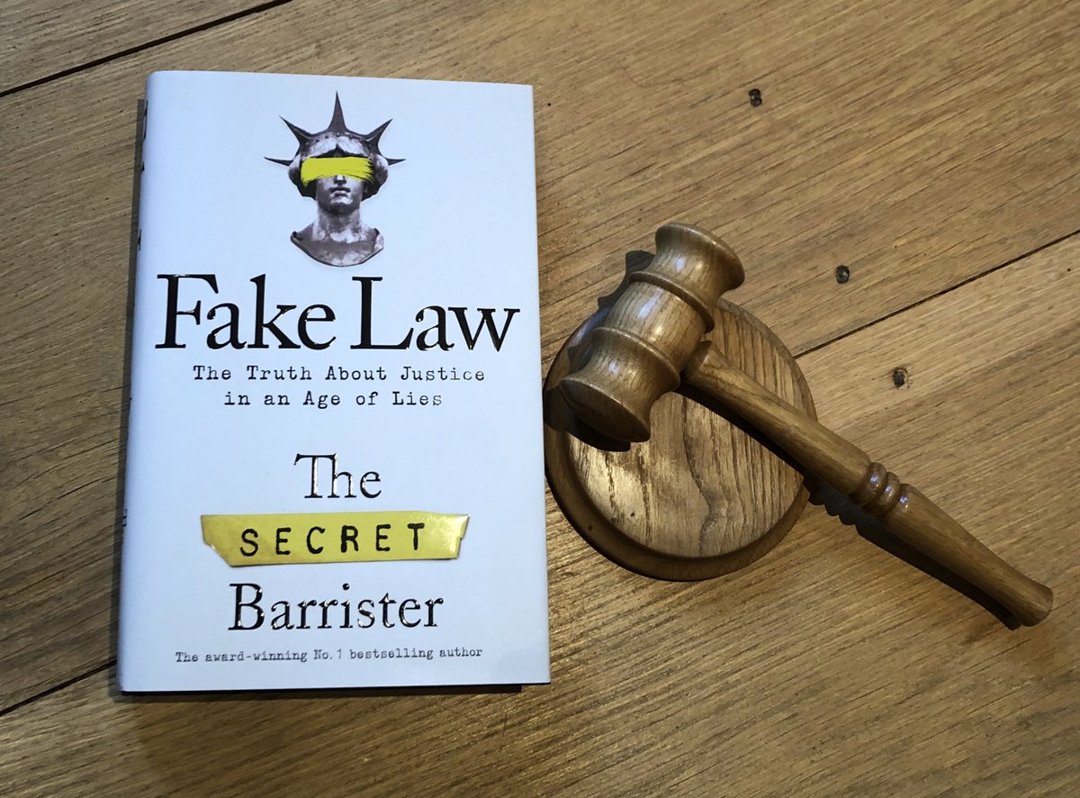 BarristerSecret's tweet photo. Today was supposed to be publication day of #FakeLaw. Due to current events we had to push it back to 3 September 2020. But to mark the occasion, I’m allowed to tweet a sneak preview.

Should you wish, you can preorder here: https://t.co/bnkVPzt3PC

#HappyNonPublicationDay https://t.co/lQPGWsOuy9