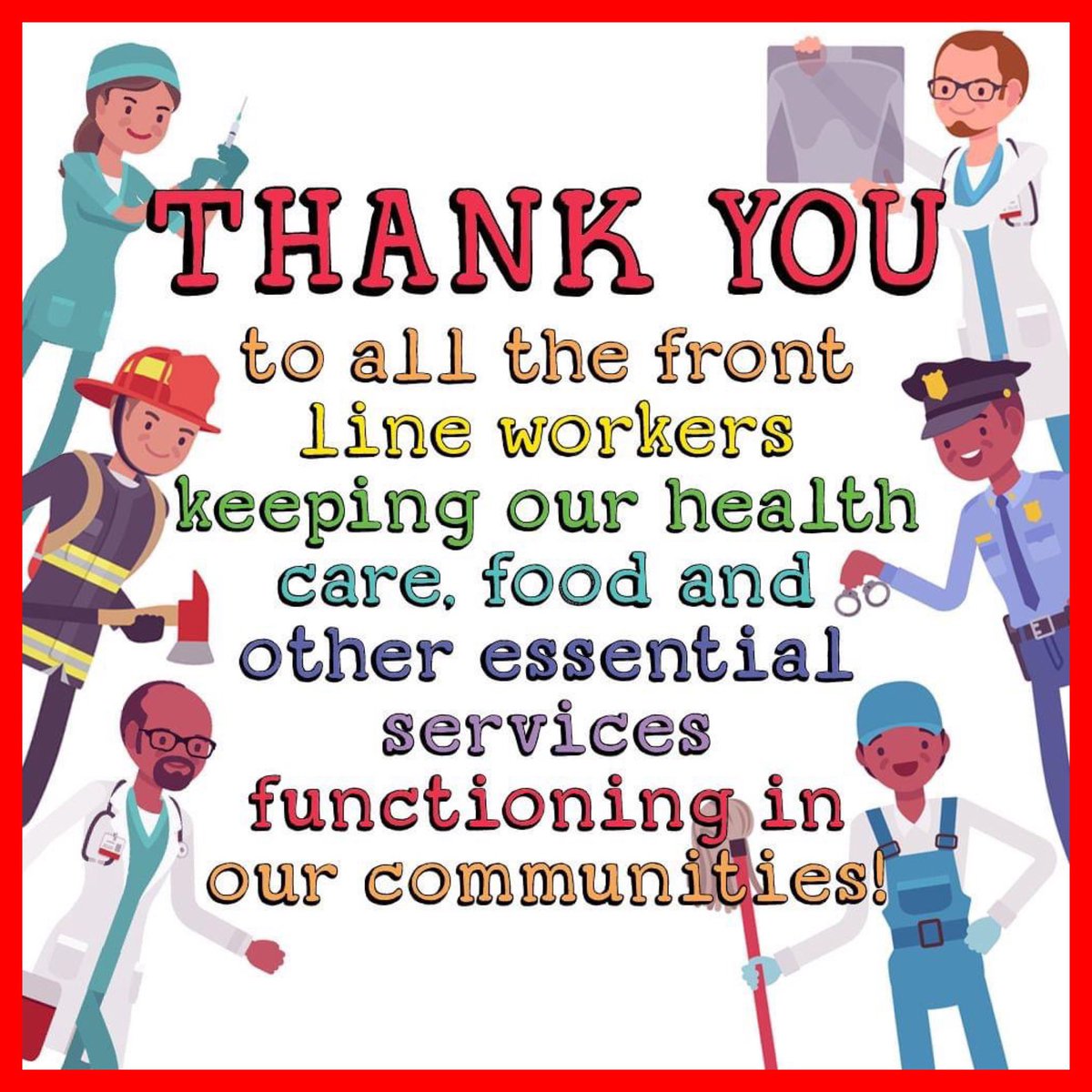 hearts_matteruk's tweet photo. Thank YOU 
To all the front Line workers 
Keeping our health👨🏽‍⚕️👩🏼‍⚕️ 
Care 🧑🏽‍🚒👨🏾‍✈️👩🏻‍🏫👩🏼‍🔬food 🧑🏽‍🍳&amp; 
Other essential services 🚚
Going 👏 👏 👏 

#SupportTheFrontLineWorkers #StayAtHome #ProtectTheNHS
@NewcastleHosps @GreatNorthCH @NHSOrganDonor @NHSBT @NorthumbriaBB @GabyRoslin @LesDennis https://t.co/yDTEJojmxY