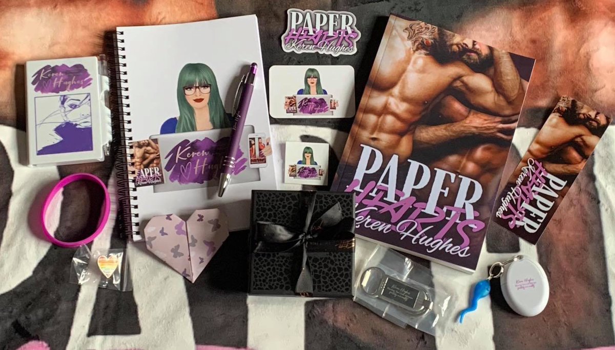 Paper Hearts Release Giveaway... includes a fleece blanket, swag pack, signed copy and jewellery from @SteffansUK facebook.com/14797268874048… #MMRomance #LBGT #Reading #Romance #Giveaway