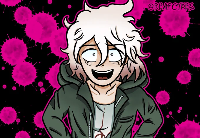 @rtArtBoost My name is ReapCykes. I draw a ton of stuff, but since I can't really think of what to draw usually, I'm just working on my webcomic Boss Rush along with certain Danganronpa characters on their birthdays! 