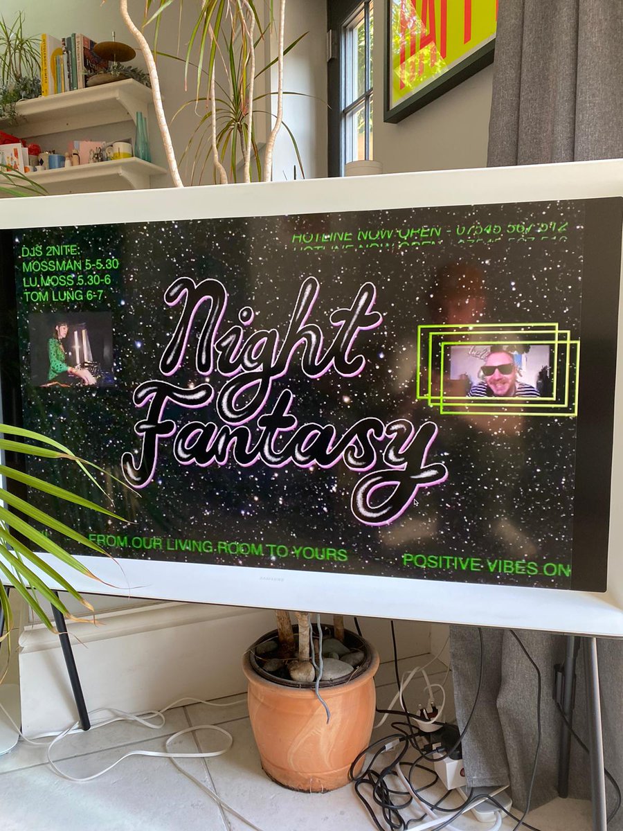 Night Fantasy is back tomorrow at 5-7pm 🍾
twitch.tv/night_fantasy
Including a live set from Duece (<a href="/crutchdawg/">HNCH DN</a>
 + <a href="/NickGermany/">Luis</a> ) streaming direct from the Burnage rave cave! 

Chat Room / Hotline / Your Pics On The Screen / Bangers / Airhorns/ No Celebs!

Pic Credit: 
<a href="/instruct/">Instruct</a>