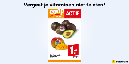foldersnl's tweet photo. Onze foldertip voor vandaag: de Eat Me avocado en mango in de Coop folder, voor maar 1 euro per stuk! De avocado en mango zijn goed te combineren in een heerlijke salade of in een lekkere smoothie. Bekijk de Coop folder hier: https://t.co/og1nXIdzXH #aanbiedingen #foldertips https://t.co/WXTOm3tiVZ