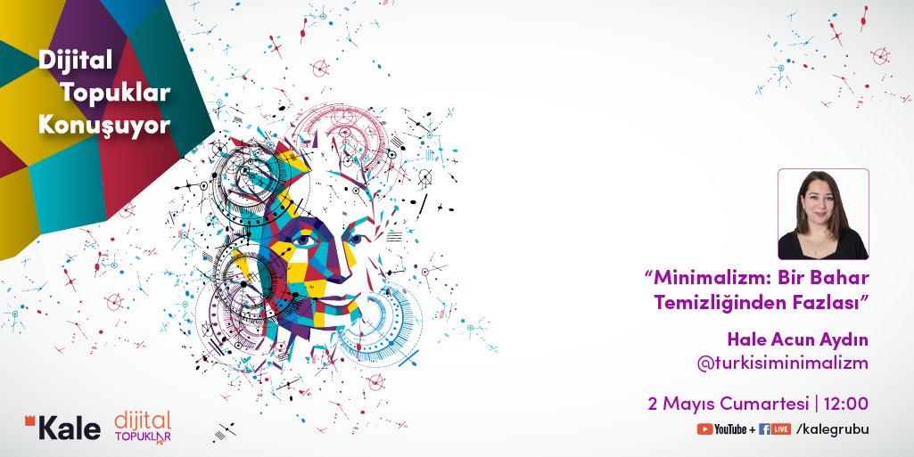 2 Mayıs Cumartesi saat 12:00’de Kale Grubu YouTube ve Facebook hesaplarından canlı yayınlanacak sohbetin bu haftaki konuğu Hale Acun Aydın.
#BirlikteGüçlüyüz

Kale Grubu YouTube kanalına abone olmak için: bit.ly/kalegrubuYouTu…