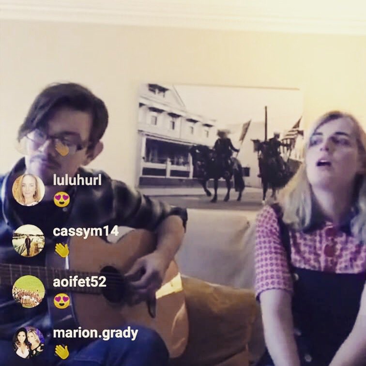 Thanks to everyone who watched our live stream on @hotpressmagazine Instagram live last night. Really enjoyed it. It’s still up to watch on their page so if you’ve time check it out. #lockdownsessions #hotpressmagazine #originalmusic #livemusic