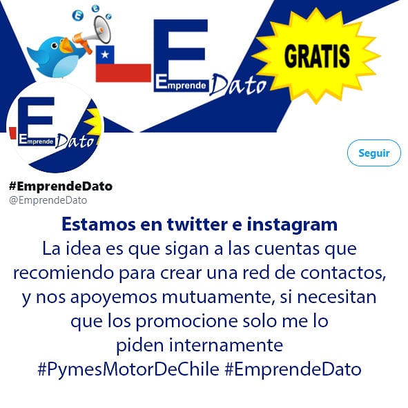EmprendeDato's tweet photo. #EmprendeDato les desea un #FelizJueves a todas las #Emprendedoras y #Emprendedores de #Chile entre todos vamos a salir adelante #PymeMotorDeChile #pymes https://t.co/DsOwv7tEw8
