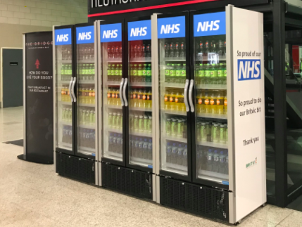 On #ThankYouThursday we want to thank everyone who has come forward to donate goods and services to Nightingale London, including @Britvic for donating refreshing drinks to our staff. You are all #NHSHeroes