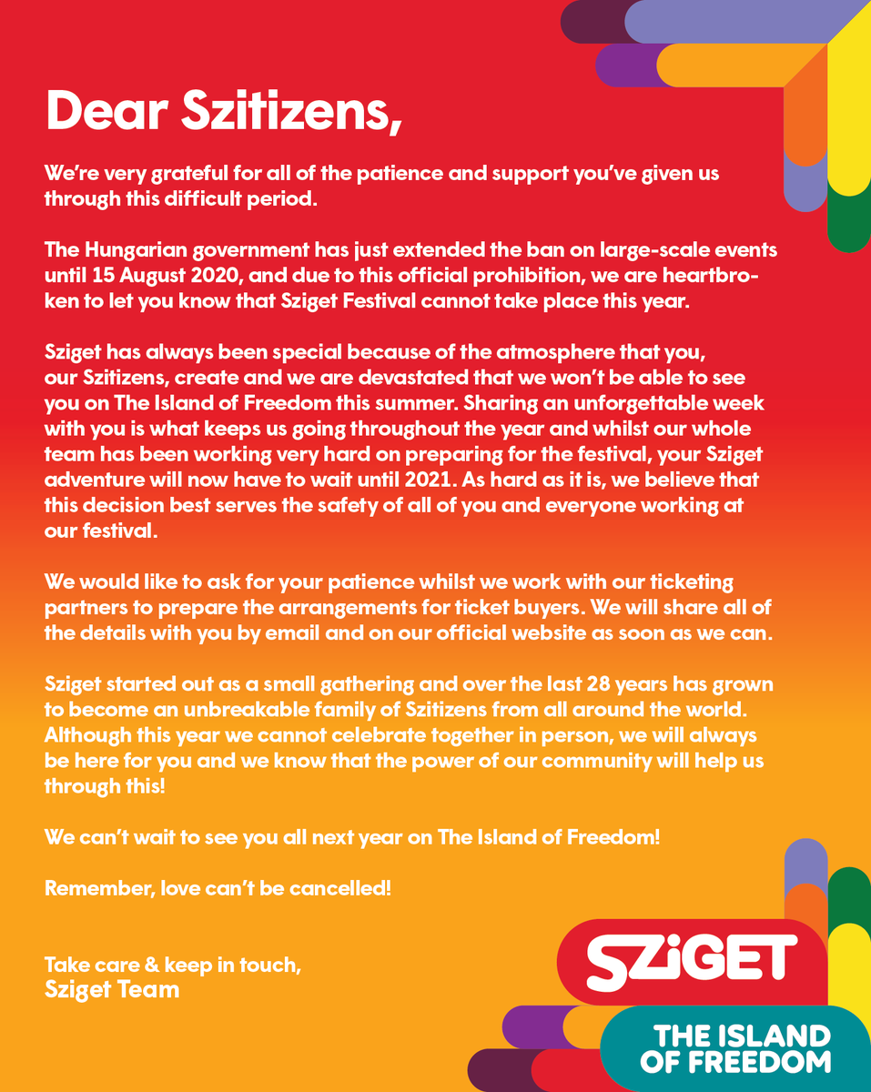 Sziget Festival (@szigetofficial) | Twitter