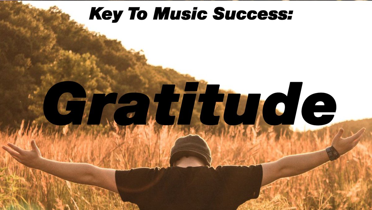 TyketApp's tweet photo. Gratitude in music shifts an artist’s focus off of industry expectations and the successes of other musicians and points it back on what’s happening with their own work. 

Gratitude as one of the keys to success in the music industry. What key should we talk about next ? ⁣ https://t.co/D6RHchN7ic