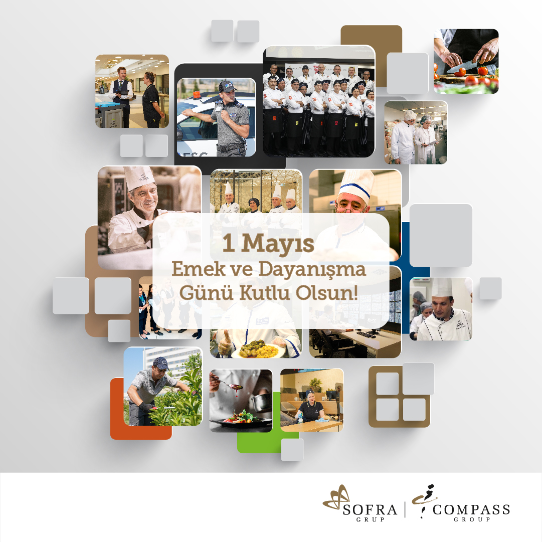 Sofra_Grup's tweet photo. Çalışan, üreten, hayatı değerli kılan tüm emekçilerimizin 1 Mayıs Emek ve Dayanışma Günü kutlu olsun.
#SofraGrup #CompassGrup #1Mayıs #EmekVeDayanışmaGünü https://t.co/JnXq8SYRAs