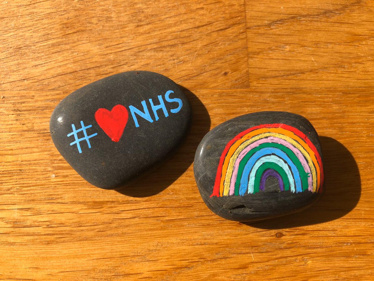 HarrowLibs's tweet photo. Our staff member Sharon has been using her talent to create beautifully painted stones for her garden - send us photos of what you have been creating so we can all enjoy them! #HarrowLibraries https://t.co/Lqa1hmnnhG