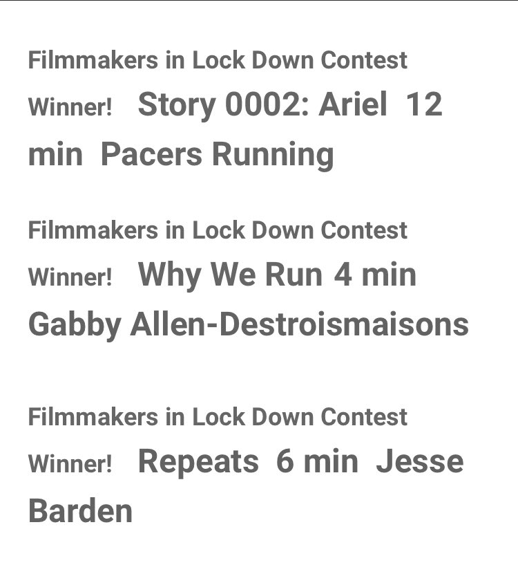 Stoked that the <a href="/IgnatianRun/">Ignatian Run</a> film about my <a href="/FastestKnown/">Fastest Known Time</a> time on the <a href="/CaminoIgnaciano/">Camino Ignaciano</a> is one of the winners and will be shown at tomorrow’s Virtual <a href="/trailrunfilm/">TrailRunningFilmFest</a>   Festival. Now it’s up for the Audience Choice Award!