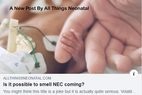 May seem strange but this is not a joke. The secrety may lie in VOCs. #NEC
allthingsneonatal.com/2020/04/30/is-…