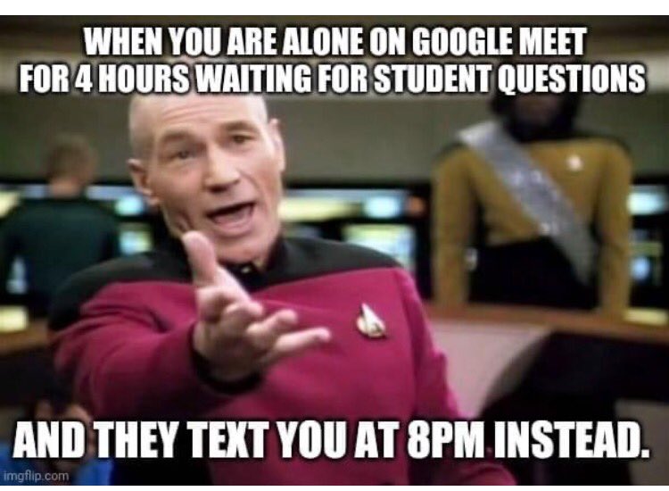 ...or Zoom or Microsoft Teams. 😆😆😆