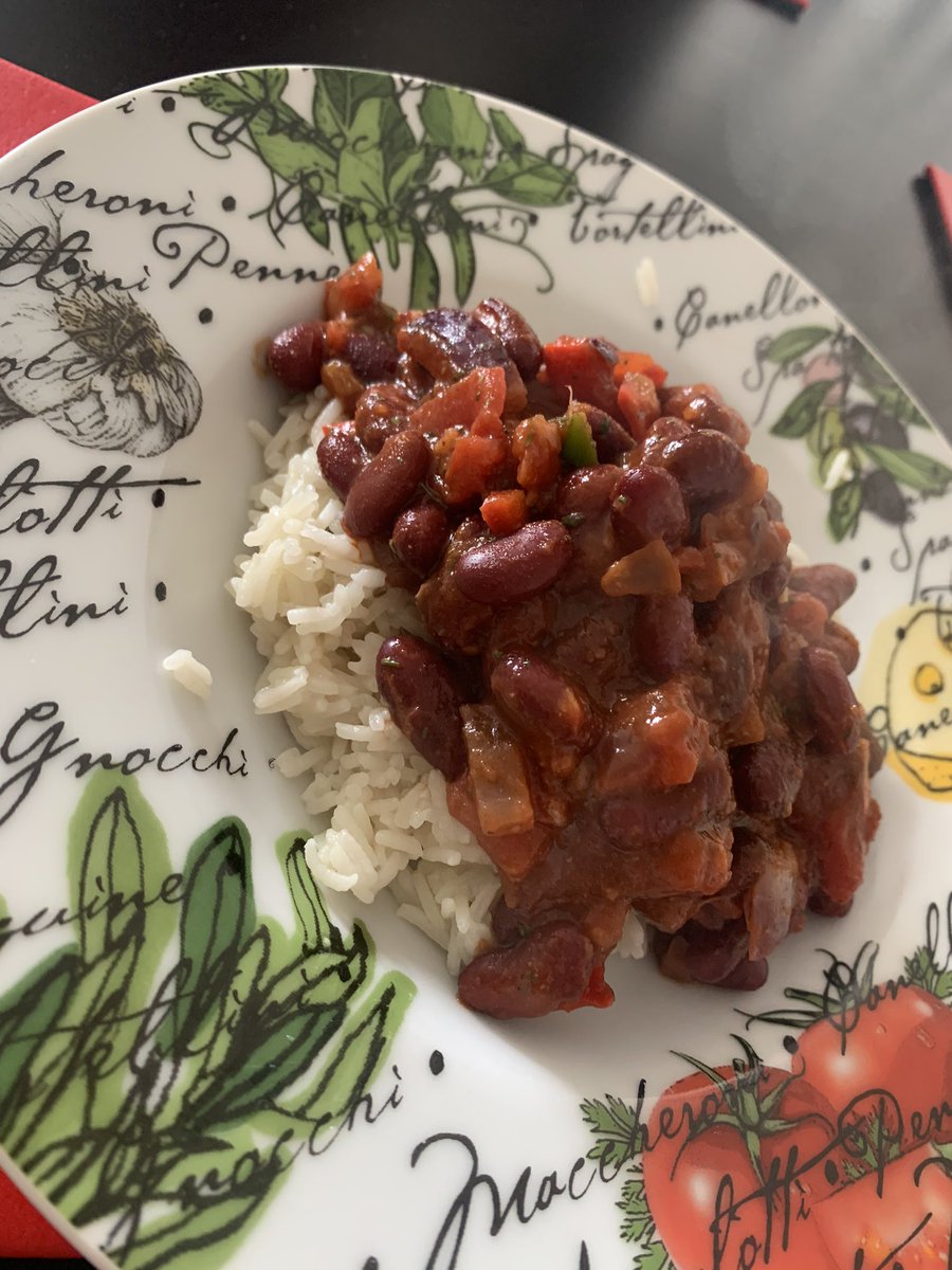 Made <a href="/TheCurryGuy/">The Curry Guy</a> ‘s Kidney Bean Curry - really tasty and super easy!! Will he making this one again in no time! #danappetit #curry #cooking