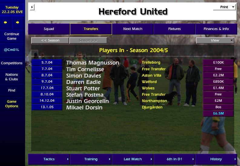 Cm01L's tweet photo. #cm0102therace #day11

Division 1 shows no mercy. We're holding up in there though and splashed a bit of cash to improve the squad. FA Cup quarter-final to look forward to also! https://t.co/9MBsA8k3vG