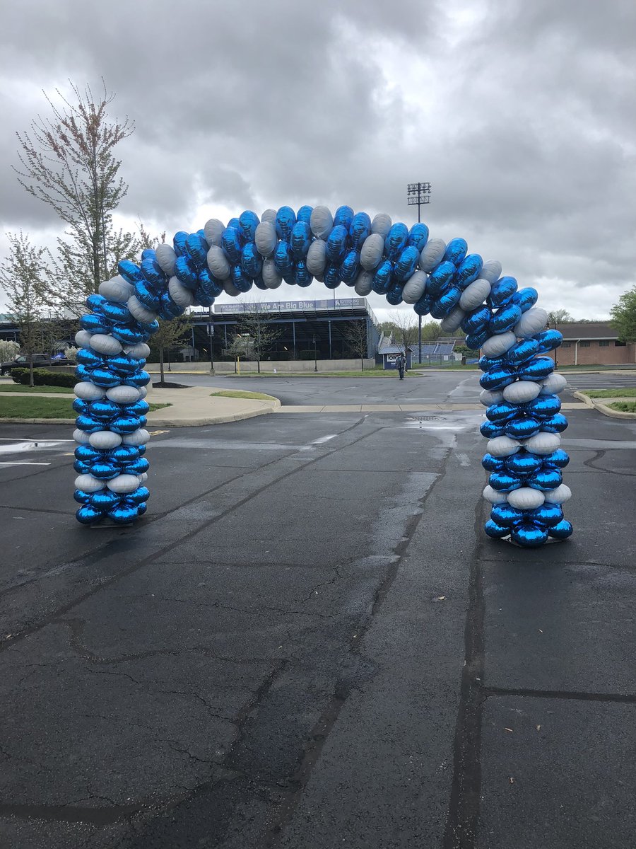 Happy to help <a href="/Hamilton_HHS/">Hamilton High School</a> set up a drive through, to hand out caps and gowns to their seniors