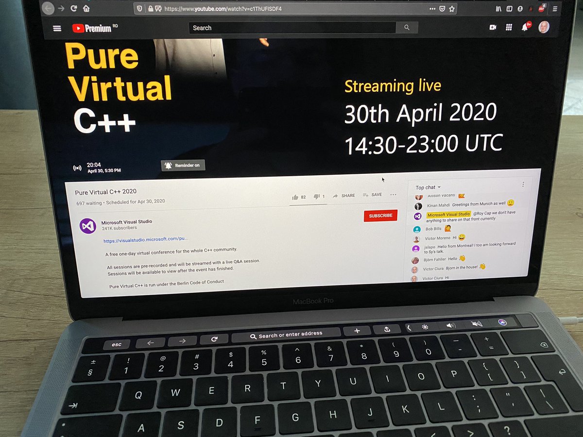 ciura_victor's tweet photo. Ready to go.
Can’t wait to see some @TartanLlama magic! 
#PureVirtualCPP https://t.co/8AiF8GtZN3
