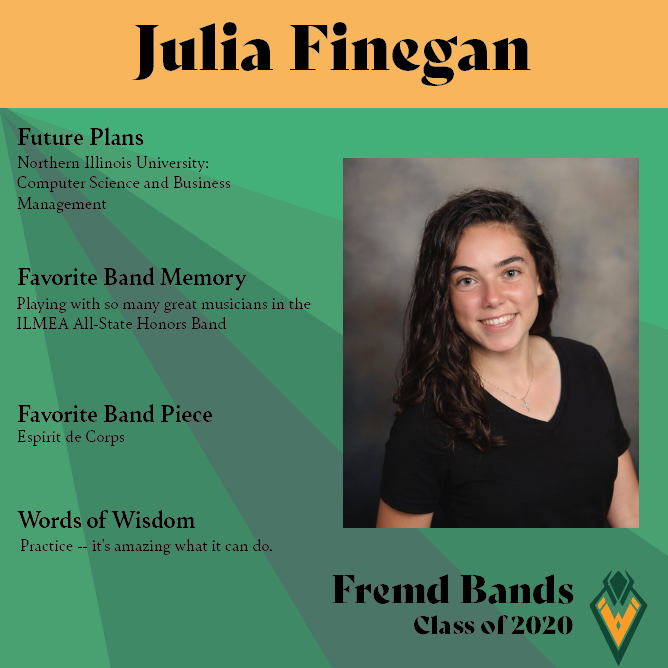 Fremd Bands Fremd Bands Class Of Congratulations And Thank You To French Hornist Julia Finegan And Bass Clarinetist Philip George For Your Musical Talent And Four Years Of Dedication Fremd Bands Fremd Bands Class Of Congratulations And Thank You To French Hornist Julia Finegan And Bass Clarinetist Philip George For Your Musical Talent And Four Years Of Dedication