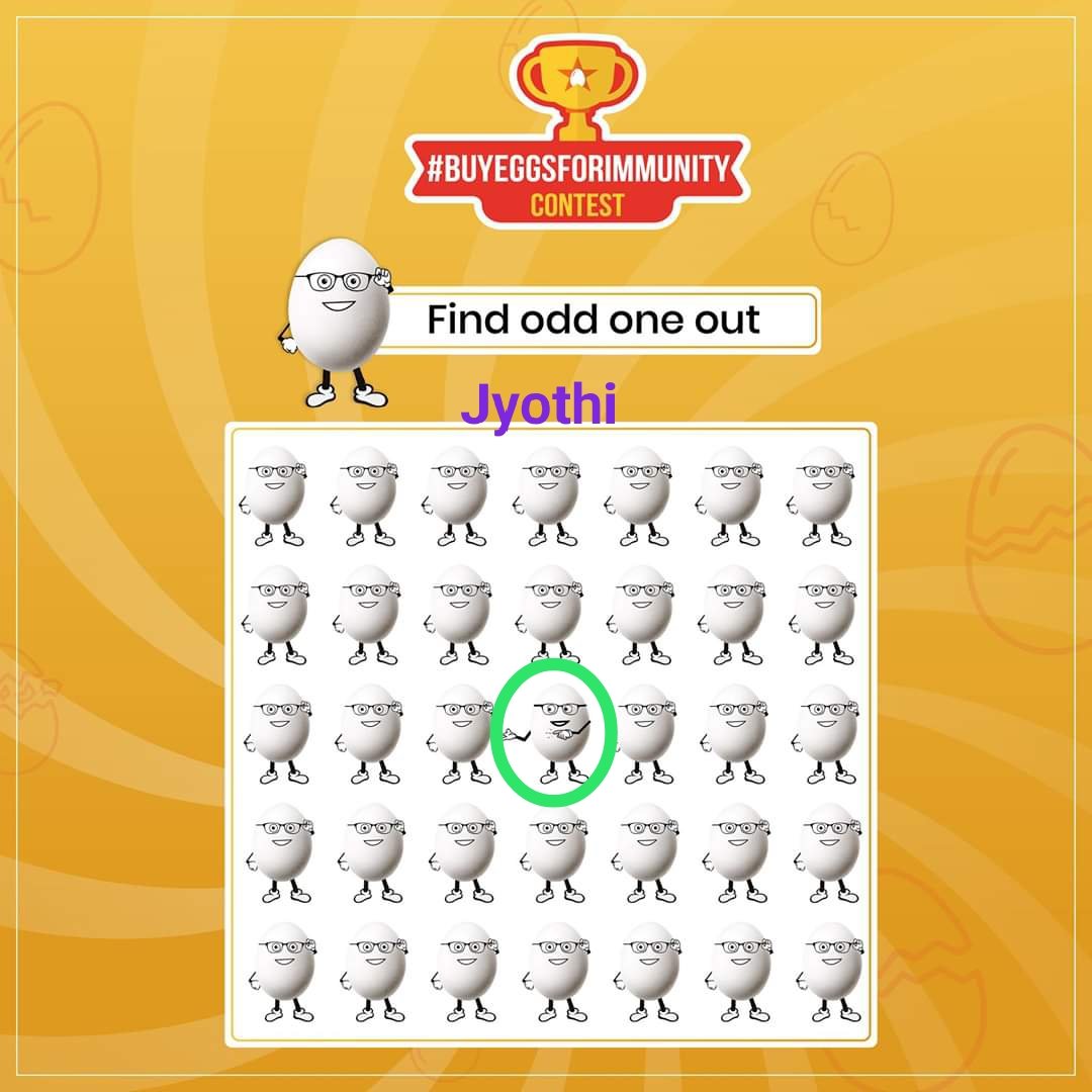 Meenusettu's tweet image. Spotted 

#BuyEggsForImmunity 
#FindMrEggsight 
#EggsForImmunity 

Join @Dazzlingcutie1 @Alpesh_2308 @Thunder_Man17 @LokeshD47301142 @iamankit315 @Pls_wait4me @SJ_0016 @H_WARSI707 @shubhamkashap1 @sweetuk81 @Soniyaskjain1 @CHARMYSKJ @Strange_701 @AkhileshK2000