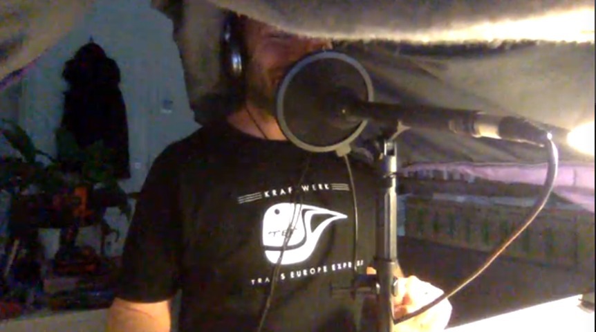 TANaudio's tweet photo. This is how dedicated our host @benlukeart and producer @clacktastic are to making sure our podcast still sounds studio quality... ๐โบ Anyone else making a #podcastfort? Show us your set up! https://t.co/LD9BdifRK0