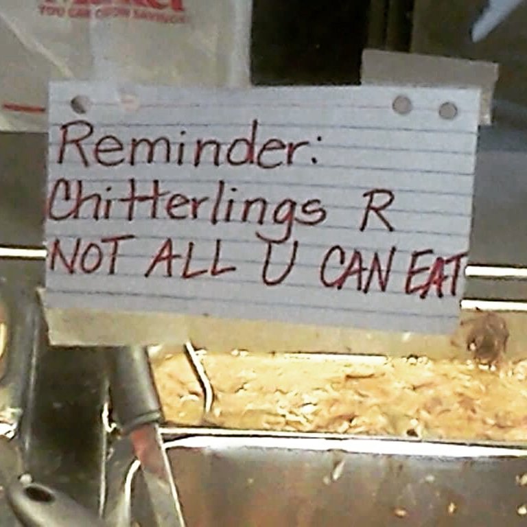 soulfoodscholar's tweet image. #thursdaythought #lifeadvice #chitlins #chitterlings #soulfood