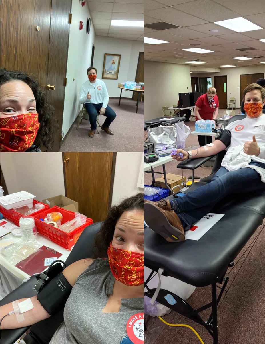 CollaborativePG's tweet image. Austin &amp;amp; Rachel rolled up their sleeves for the first time (from 6ft apart of course) to donate to the @RedCross . According to the Red Cross, over 530,000 pints have gone uncollected due to cancellations. There's never been a more important time to #donateblood