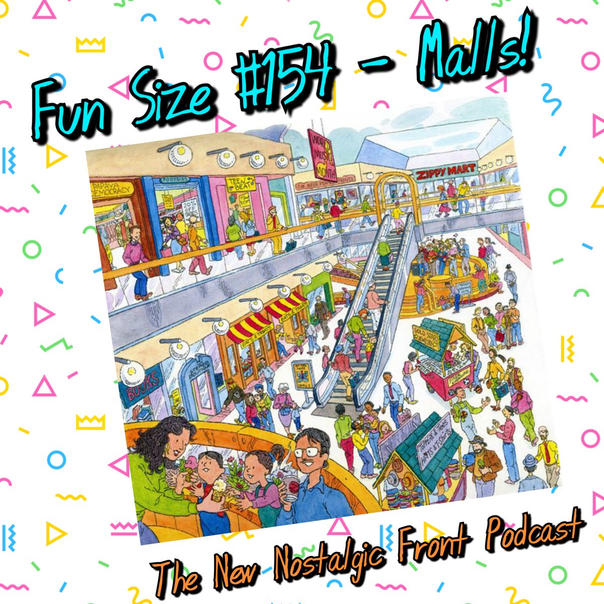 NostalgicFront's tweet photo. Fun Size #154 - #Malls!
It's insane but today's Fun Size all about #ShoppingMalls is actually very good! Listen to us wax poetic about #MallOfTheBluffs and #MerleHay!
Patreon Video: https://t.co/wqUBQiGHMc
Spotify: https://t.co/QIRqvGUhRP
Podbean: https://t.co/yYXPJwrnUn https://t.co/0qiU4qTOcl