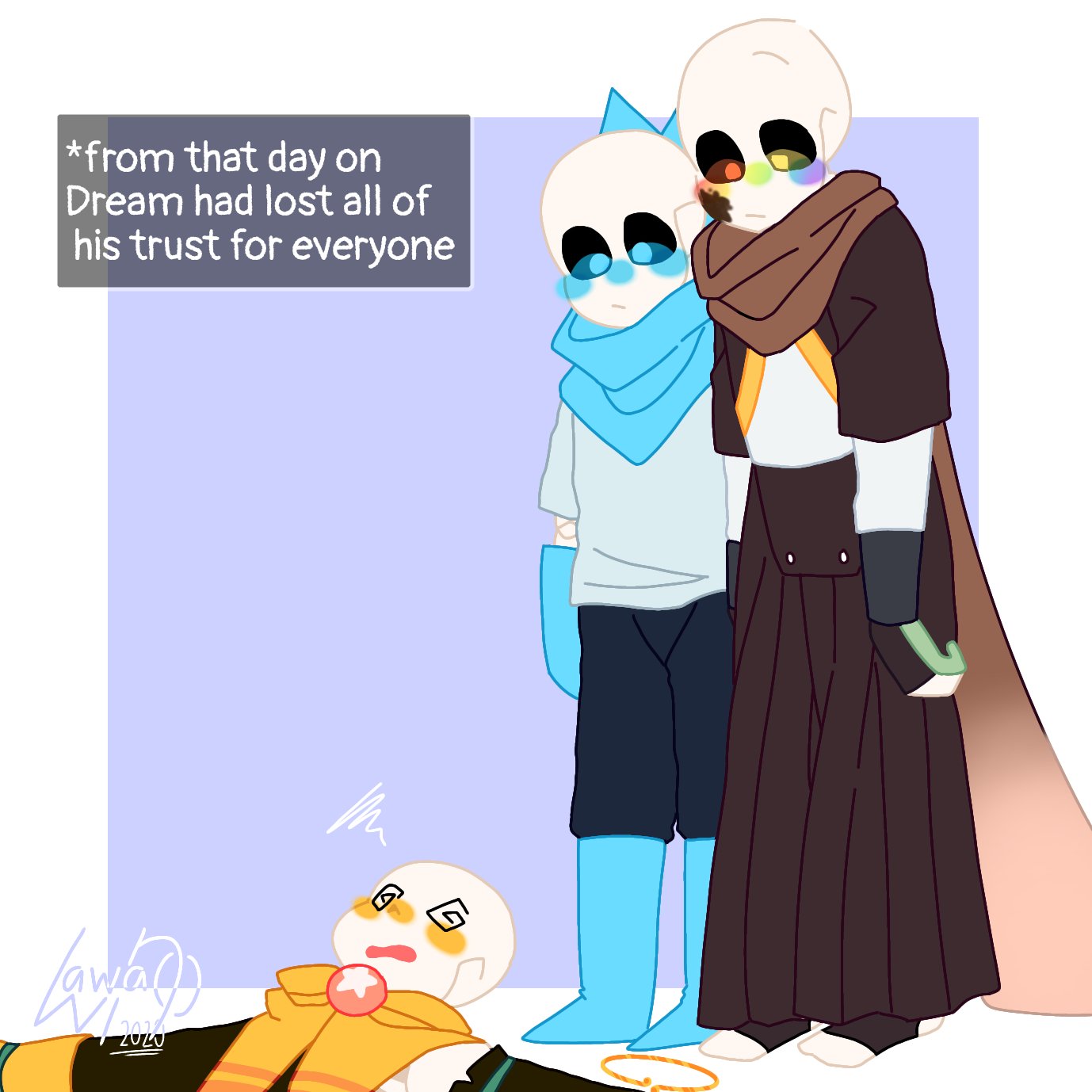 Dream Sans And Ink Sans - Ink Sans X Dream Sans - 428x306 PNG