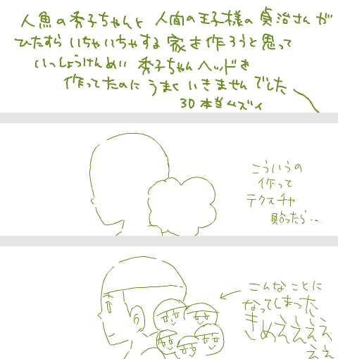 秀子ちゃん(水着注意)
懐かしのシムピで遊んでいた時代の絵日記が出てきたので供養がてら晒す
秀子ちゃんヘッドを自作すべく、慣れない3Dソフトを使って頑張った気持ち悪い記録です
水着の秀子ちゃんが見たいという行き場のない感情が爆発しました