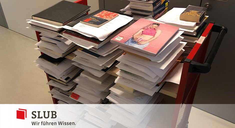 SLUBdresden's tweet photo. #SLUBonDemand, unser Scanlieferdienst läuft weiter, es können Aufsätze aus Zeitschriften und einzelne Kapitel aus Büchern bestellt werden. Wir haben nachgefragt: Letzte Woche haben die KollegInnen nicht weniger als 11.000 Seiten für diesen #SLUBService digitalisiert! https://t.co/DkcB45Br93