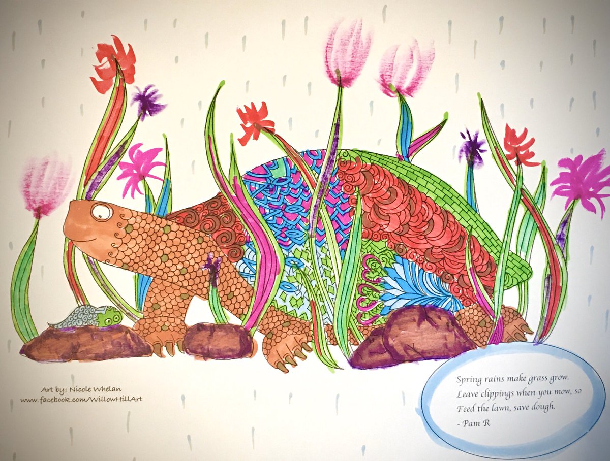 SafeGrowMC's tweet photo. Spring rains make grass grow.
Leave clippings when you mow, so
Feed the lawn, save dough.
~ Pam R

🌧️ ☘️ Download @MyGreenMC’s new coloring book with haiku poems submitted by residents! https://t.co/8DREQuKeyJ

#HealthyYards #GrassCycling #MowItLeaveIt https://t.co/ITwpr9tKwI