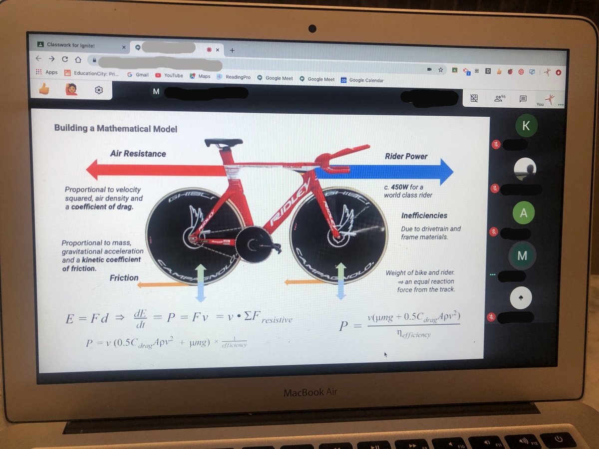 PGS1732's tweet image. The 2020 Ithaka Prize Winner, Matt Bryan, today presented his winning project on the Hour Record to the whole of Year 12 as part of their PGS Extend class today on Google Meet - inspiring the next cohort!! #academicinspiration #extendedlearning #school #portsmouth #sixthform