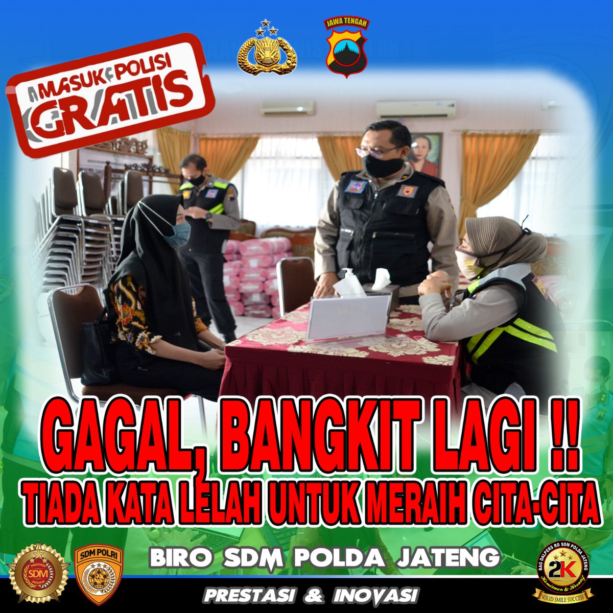hands_adt's tweet photo. #ssdm
#rekrutmenpolri2020
#Penerimaananggotapolri2020
#humaspolri
#Humaspoldajateng

@ssdm_polri
@rekrutmen_polri
@rekrutmen_polri
@satpolair_polrespati
@birosdm.poldajateng
@penerimaan.polda.jateng
@Divhumaspolri https://t.co/yMLdMB4bRi